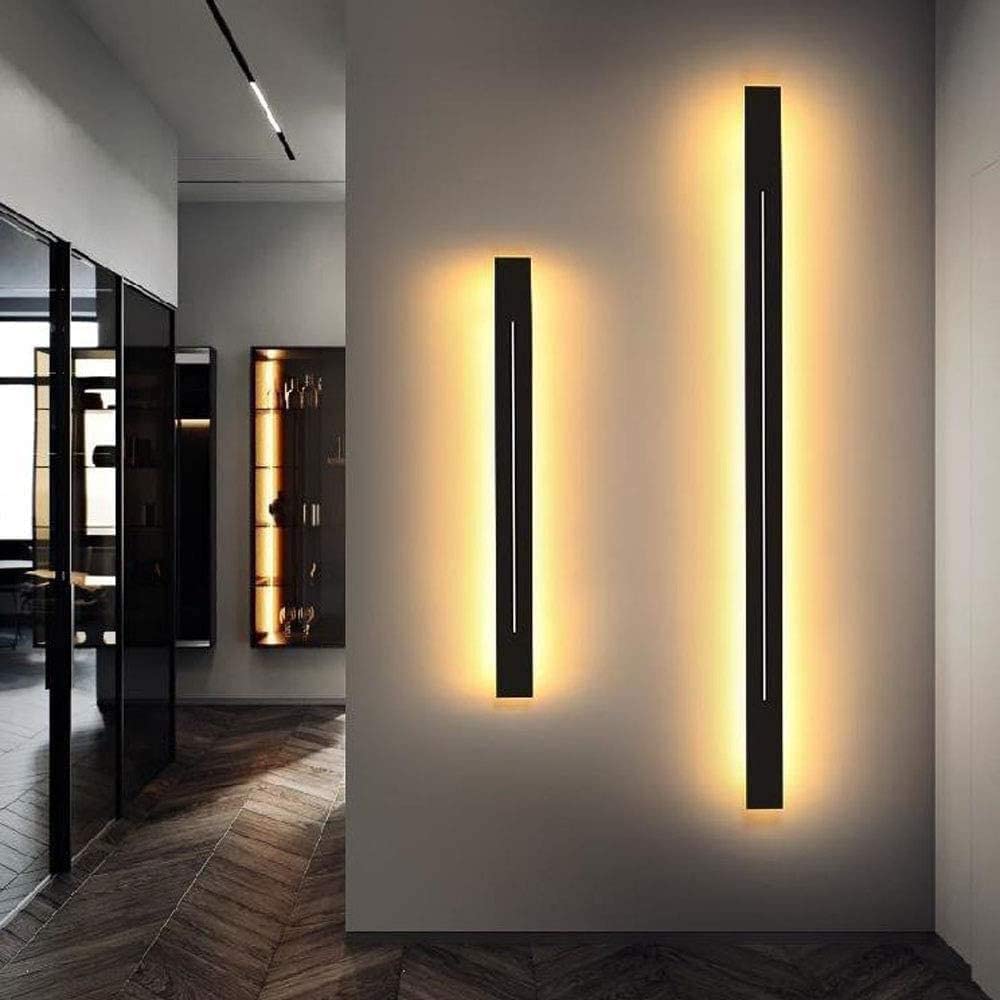 ASerZenith Led Up And Down Aluminum Living Room Long Wall Living Room Staircase Balcony Bathroom Corridor Wall Sconce,Onecolor-80Cm