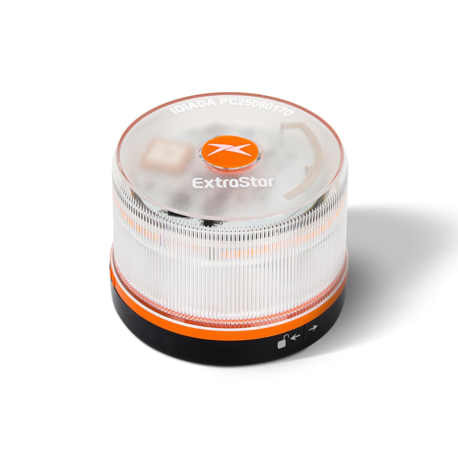 EXTRASTAR Emergency Light V16 Approved DGT with Geolocation 3.0 - Location Warning Cars, Data Plan Included - IP54 Magnetic Base - Compliant 2026 Regulations