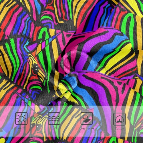 Little Girl Underwear Toddler Panties Kids Undies Unicorn Colorful Stripe Soft Cotton Briefs 2T-8Y3