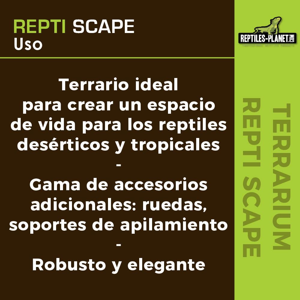 Reptiles Planet -Terrario de Aluminio - Repti Scape L90-91,4x45,7x45,7 cm