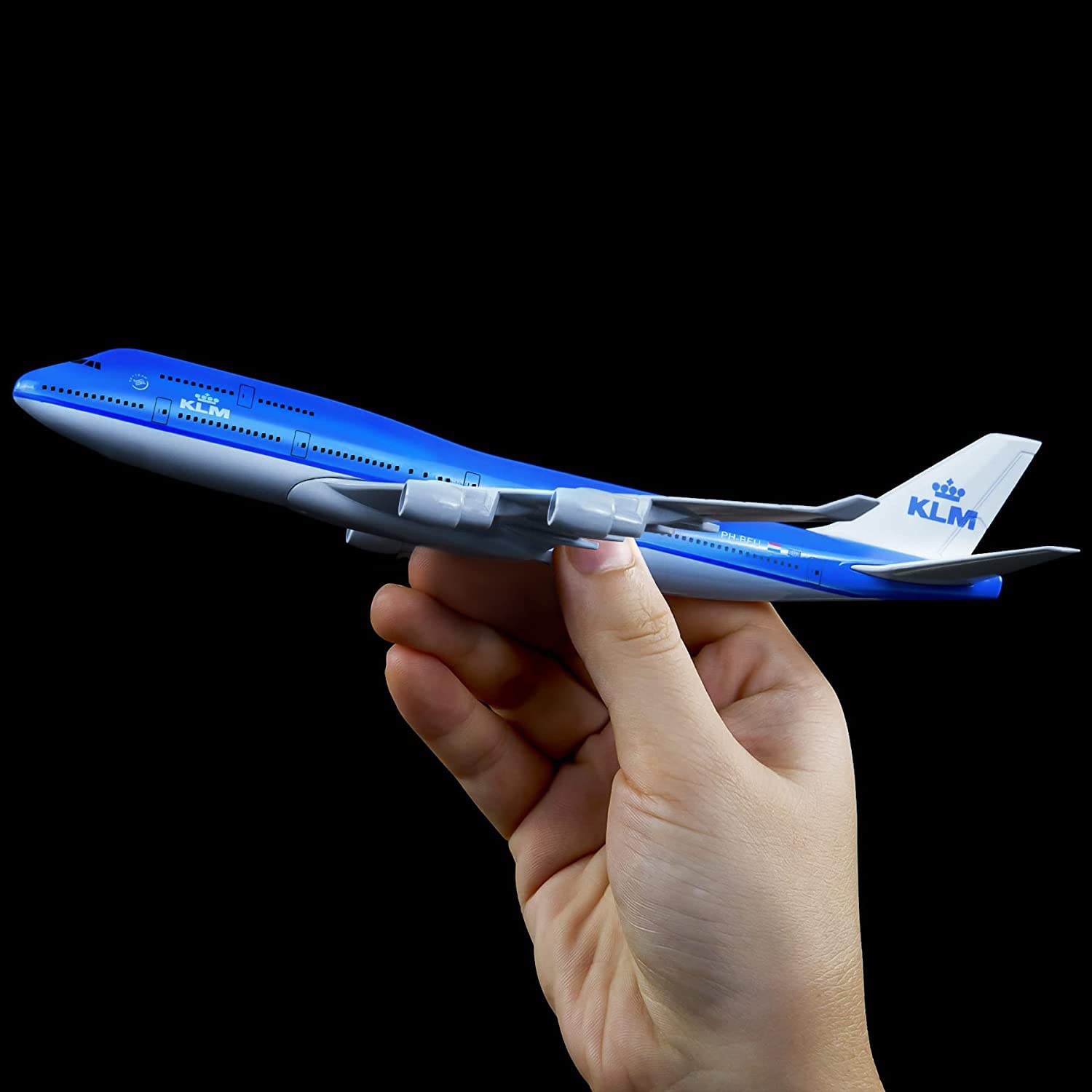 KLM Vintage Blikken Speelgoed Vliegtuig Iljoesjin Il - 62 - Luchtvaart en Vliegtuigspotten