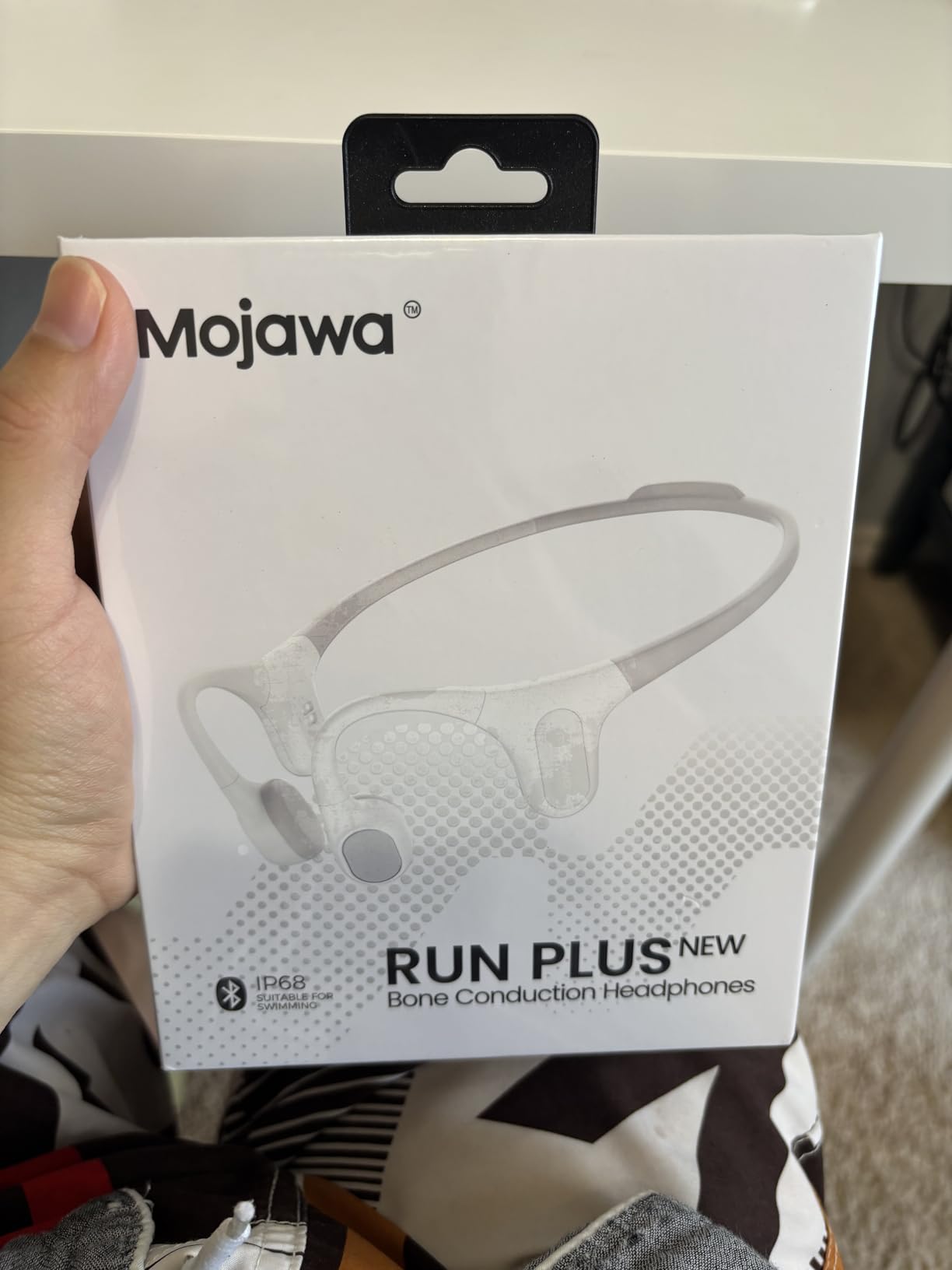 Run Plus Open-Ear Bone Conduction Headphones - IP68 Waterproof for