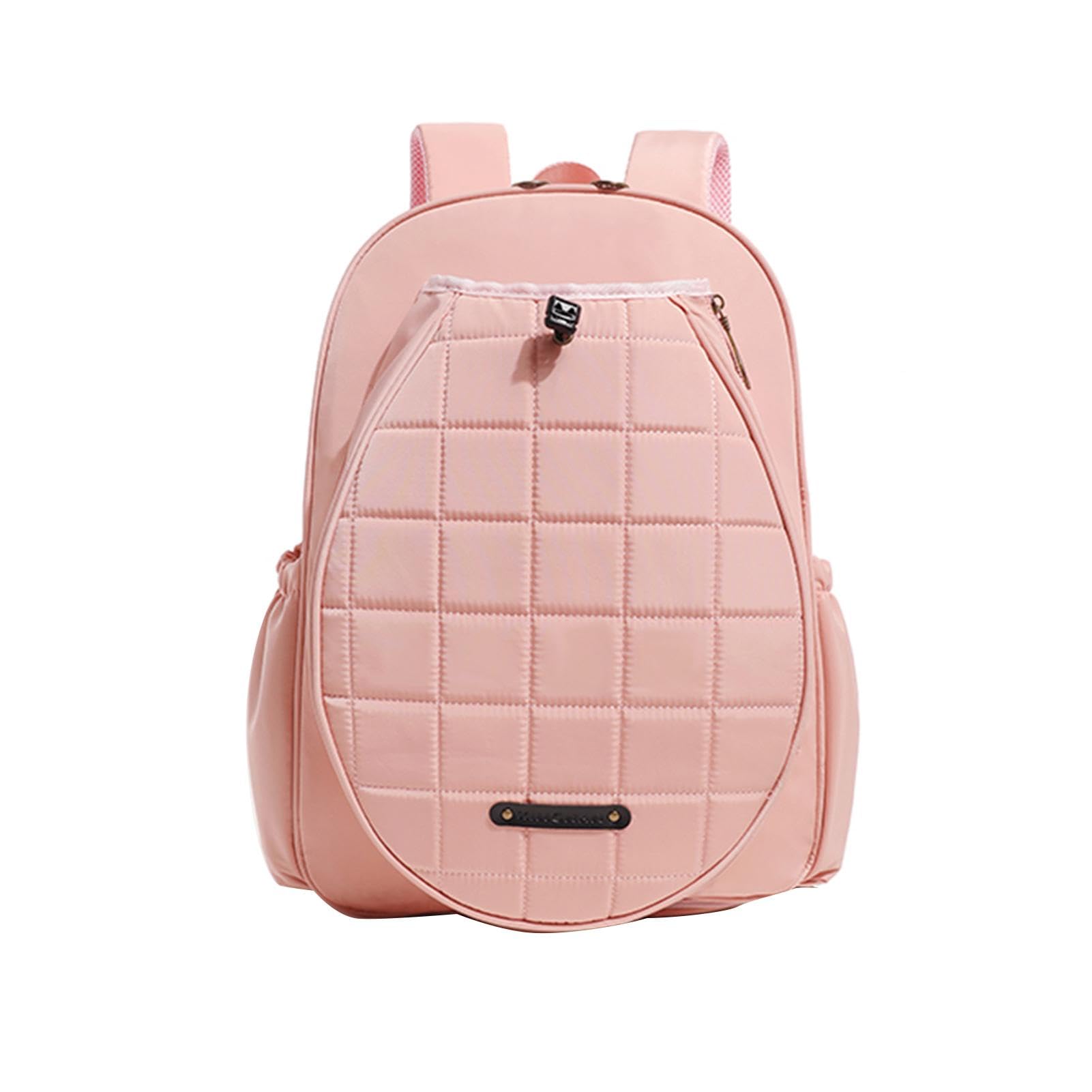 Generisch Zaino per racchetta da tennis, zaino da tennis per bambini, borsa regolabile per racchette da tennis, alla moda, per bambini e adulti