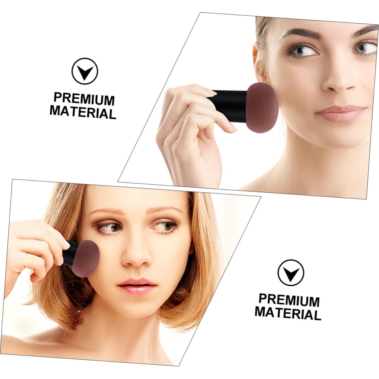 MAGICLULU 30 Pezzi Soffio A Forma Di Spugna Per Il Viso Soffio Di Spugna Per Il Trucco Strumento Di Bellezza Per Cosmetici Di E Asciutto Trucco