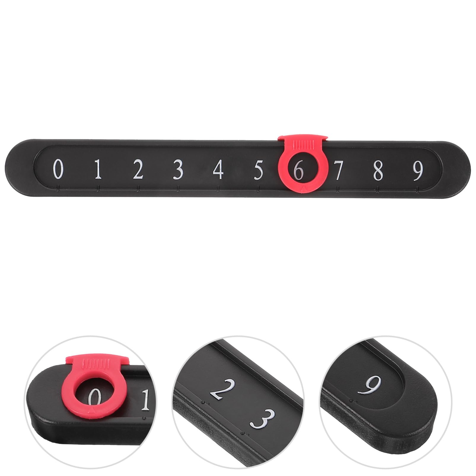 Compteur De Points Pour Baby-foot - Noir - Paire De Marqueurs Avec Vis - Pour Tournois Famille Ou Pro - 2
