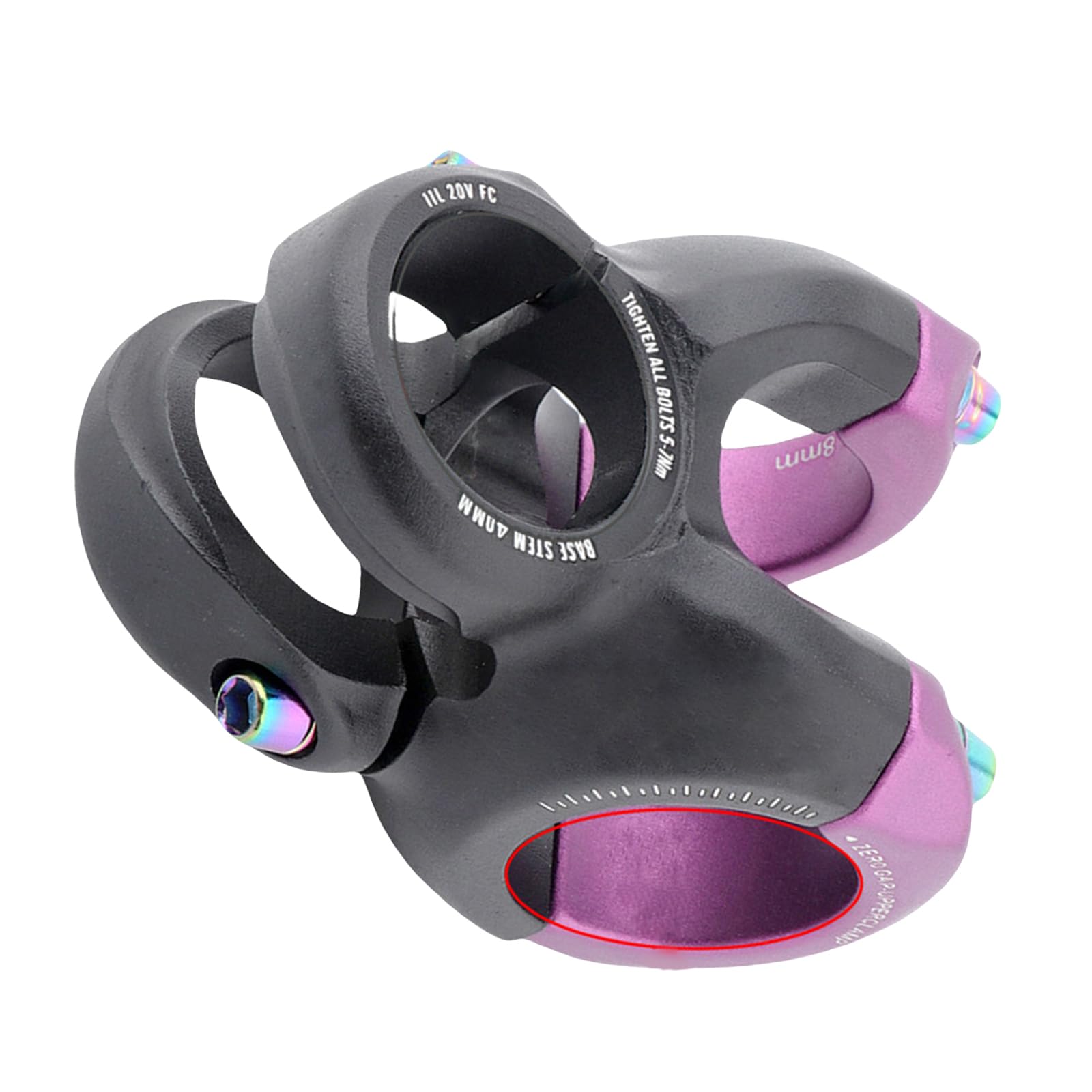 Attacco manubrio corto in lega di alluminio per mountain bike biciclette bilanciate accessori per ciclismo