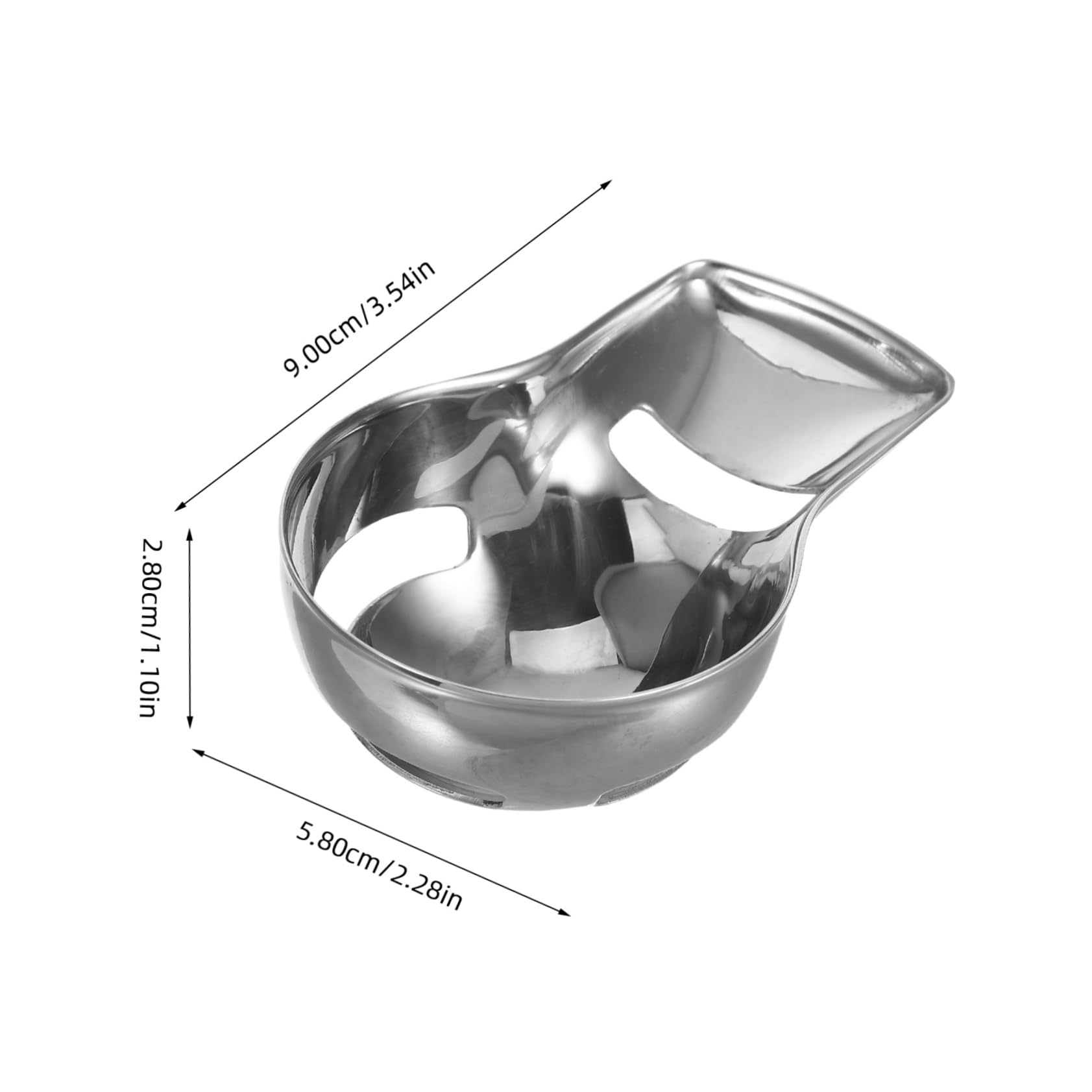 PRETYZOOM Egg Yolk Separator Divider Holder Stainless Steel Egg Separator for Baking Pc
