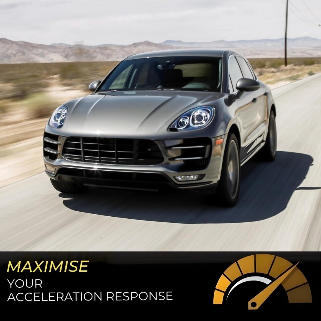 PEDAL COMMANDER for Porsche Macan 2015+ - Throttle Response Controller to Help Reduce Accelerator Lag - 4 Driving Modes + App Control - Performance Mods Upgrades - Macan Accessories