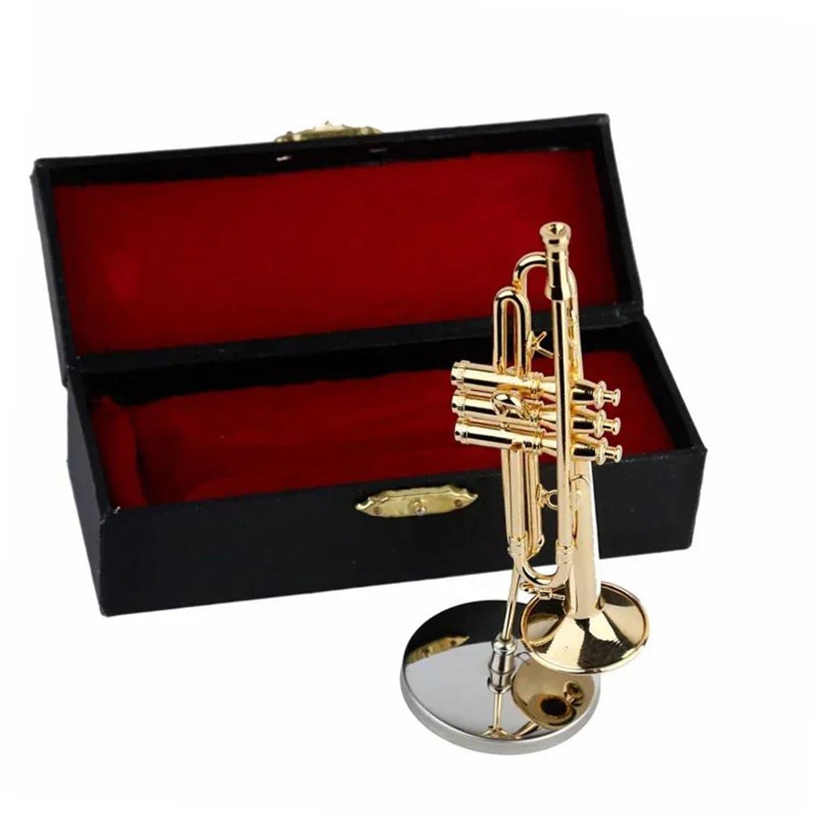 Ozdoby na instrumenty muzyczne Trąbka miedziane pozłacane instrumenty muzyczne ozdoby(12cm)