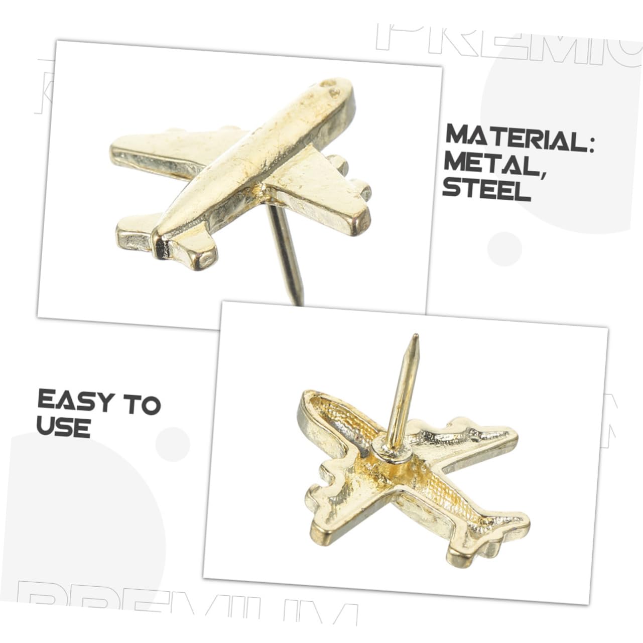 STOBOK 120stücke Flugzeug Pushpins Für Pinnwand Und Karten Dekorative Reißzwecken Für Korktafel Notizen Und Weltkarten Für Büro Und Klassenzimmer