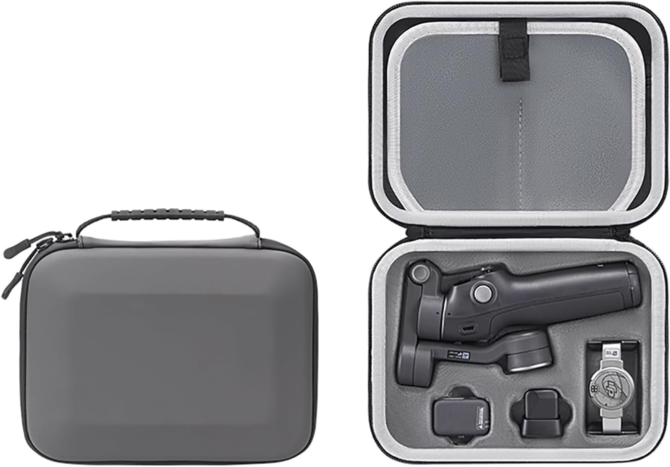 M.G.R.J® Carrying Case for DJI OSMO Mobile 7/8/7P Gimbal Stabilizer, Travel Portable Bag for DJI Osmo Mobile 8 | 7P | 7 | SE Accessories (Hard|EVA|Black) (DJI Gimbal Not Included)-image-45