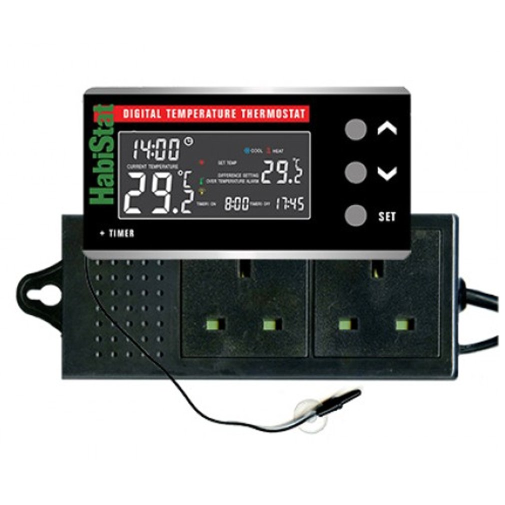 HabistatDigital Temperature Thermostat + Timer