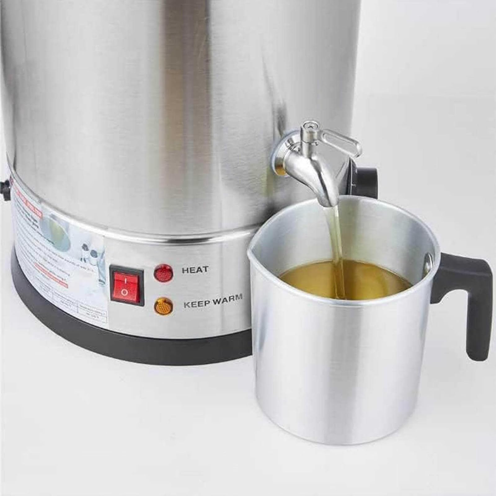 Elektryczny podgrzewacz do wosku ze stali nierdzewnej, 12 l, do produkcji świec, idealny do użytku domowego lub salonowego