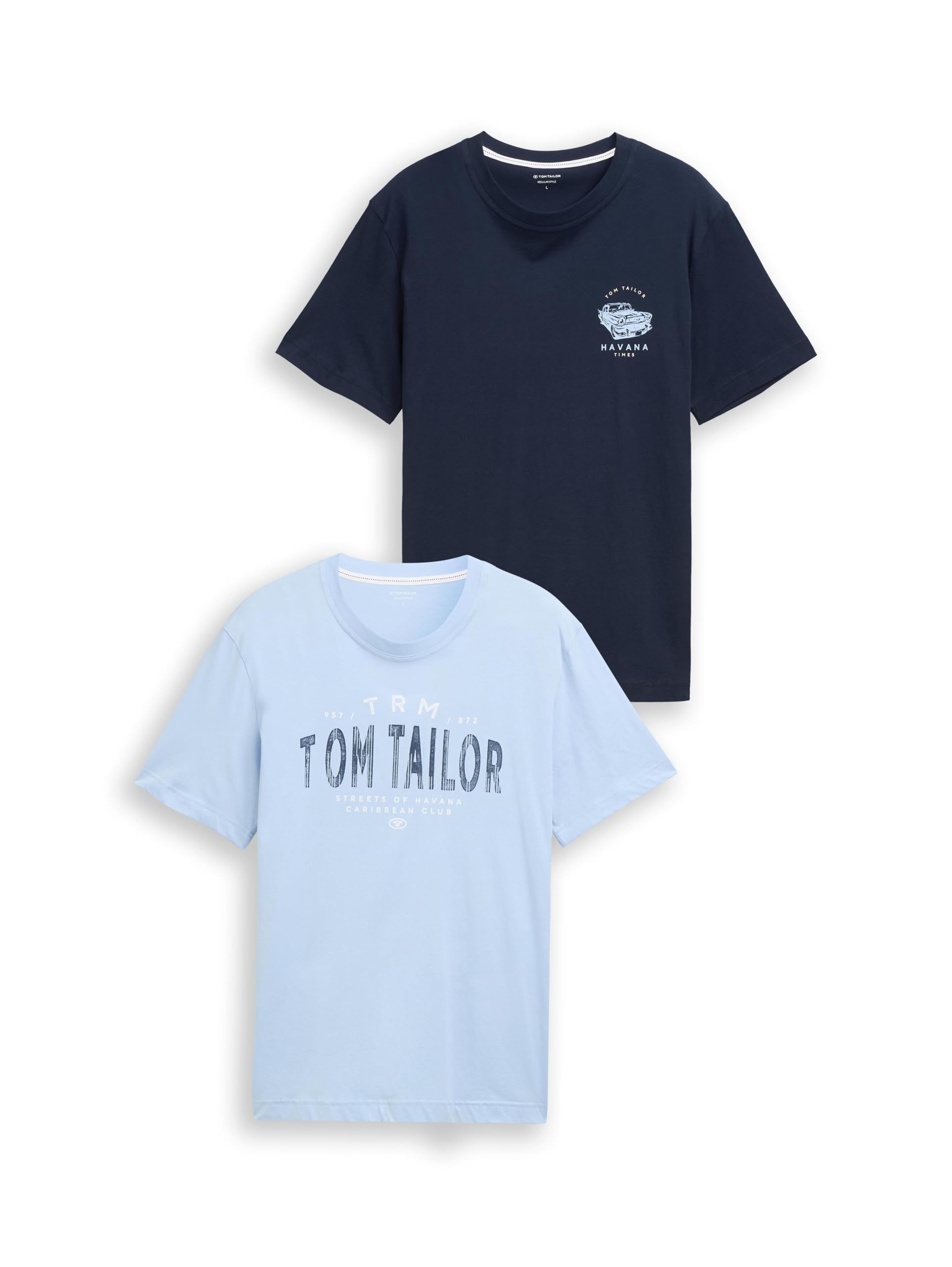 Tom Tailor Herren T-Shirts im 2er-Pack