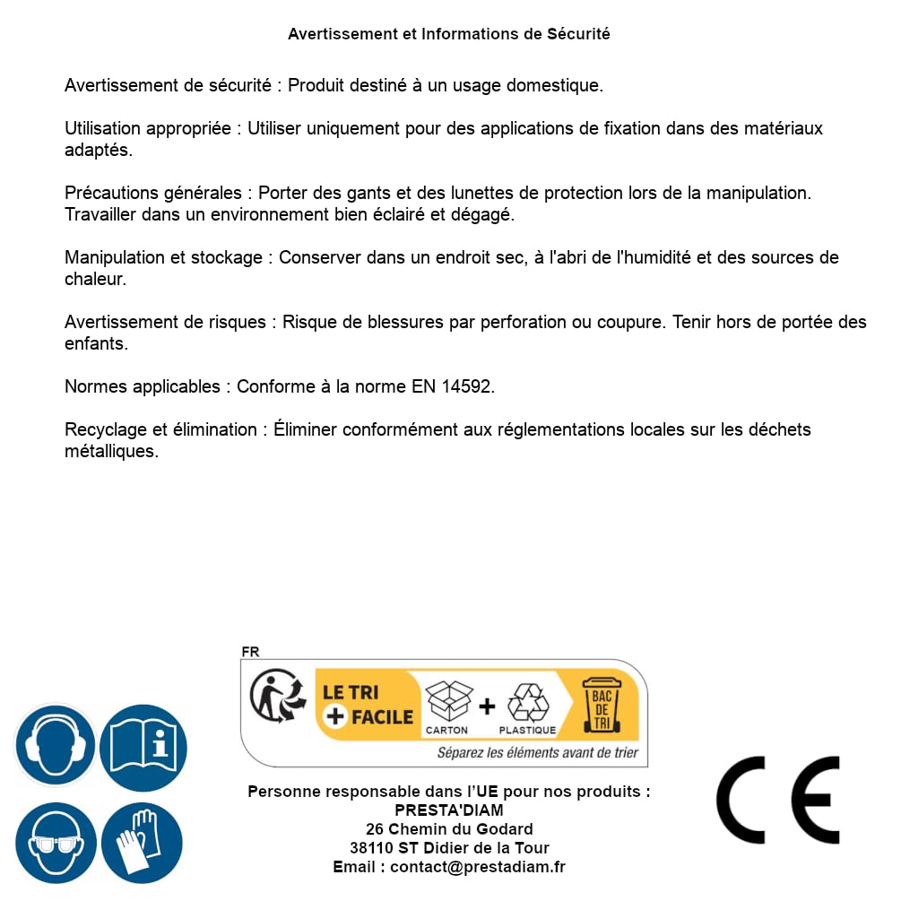 1000 clavos TI-1000/32 XH - Acero - 11 kg - D-Work