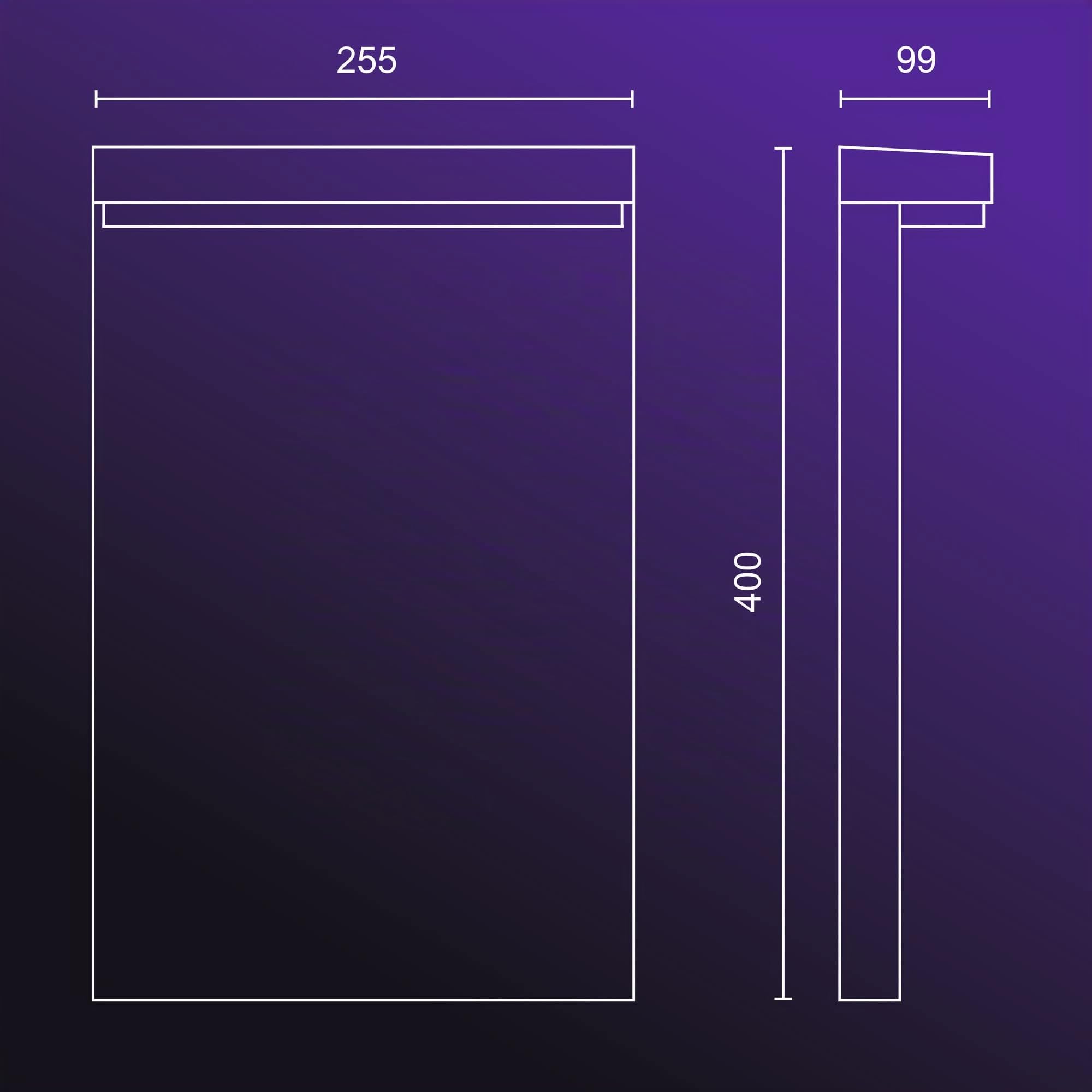 Philips Hue White&Color Ambiance Nyro, Lampada da Terra LED Smart da esterno, 16 Milioni di Colori, Nero