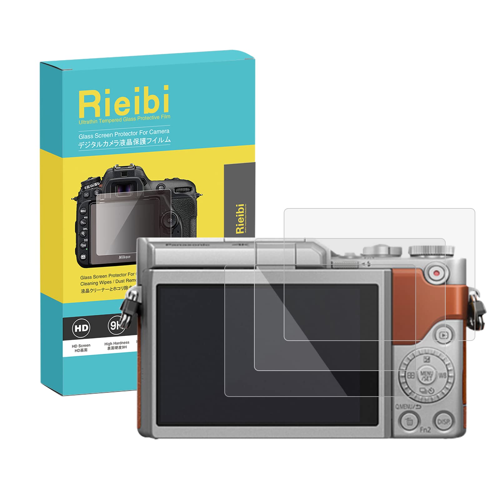 Pellicola Vetro Temperato Per Fotocamera Panasonic Lumix - LX10, LX15, GX85, GX80, GX7 Mark II, G7, FZ300 - Foto 10