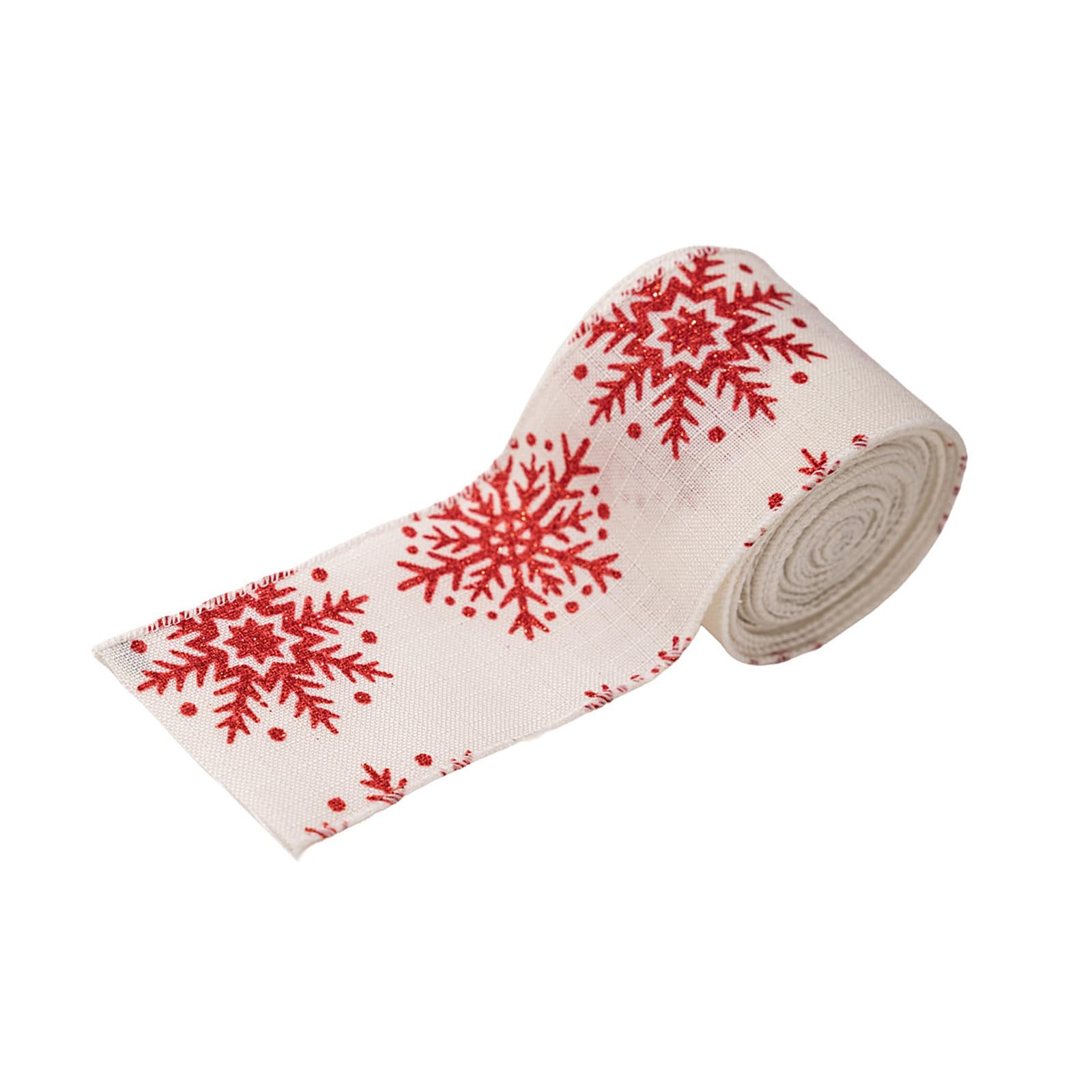 Buxuaaaa D Sustainable Fabric Holiday Ribbon Set Christmas Tree Ecorations Gift Wrapping Supplies Party Ecoration Solution Christmas Ribbon
