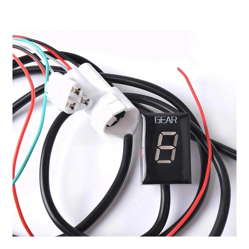 Indicatore Digitale di Marcia per Moto Bandit 650 2007-2015 GSF650 GSF1250 650 1250 Indicatore di Marcia per Moto 1-6 Livelli Controllo Digitale Touch (Rosso)