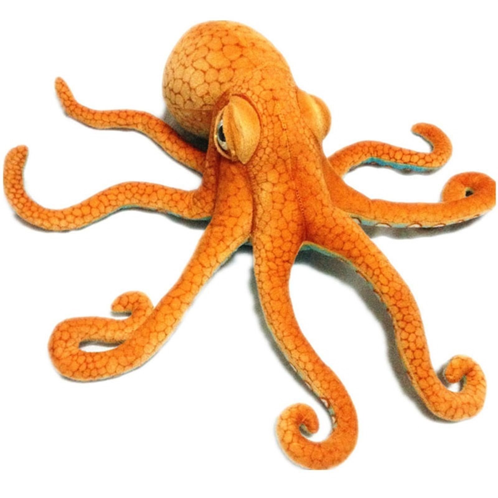 TOPLITHE Octopus Plush, Realistic Octopus Stuffed Marine Animals Large Weighted Plushie Pillow for Kids Aldults Easter Spoof Gift(30CM/11.8IN)