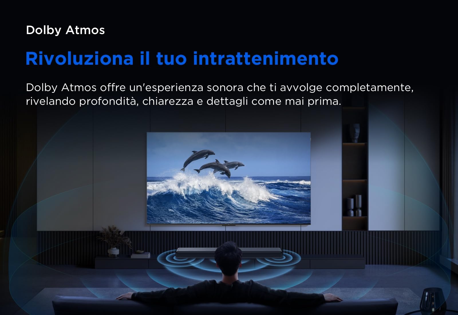 TCL S45HE Soundbar 2.0 100W Dolby Atmos DTS Virtual:X Bluetooth 5.2 HDMI eARC