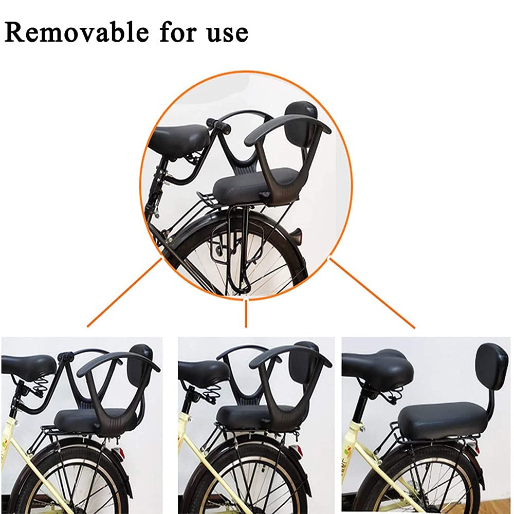 Baby Bike Seat WEedsy Bicycle Seat Back Support Rear Seat Cushion Carry Baby Bicycle Child Seat For Bike