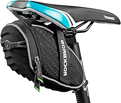 Bolsa De Selim Banco Bicicleta Rockbros Preta 1.2 Litros Top