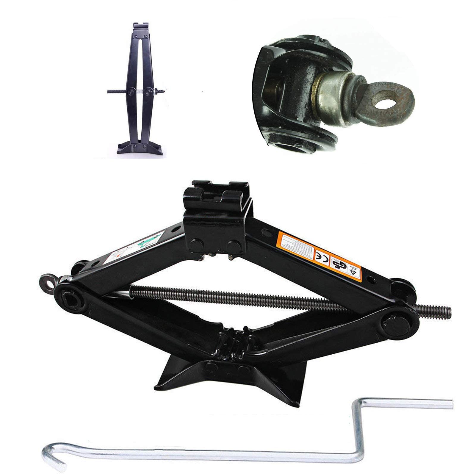 Buy Scissor Lift Jack 2 Tonne With Speed Crank Handle Universal Solid