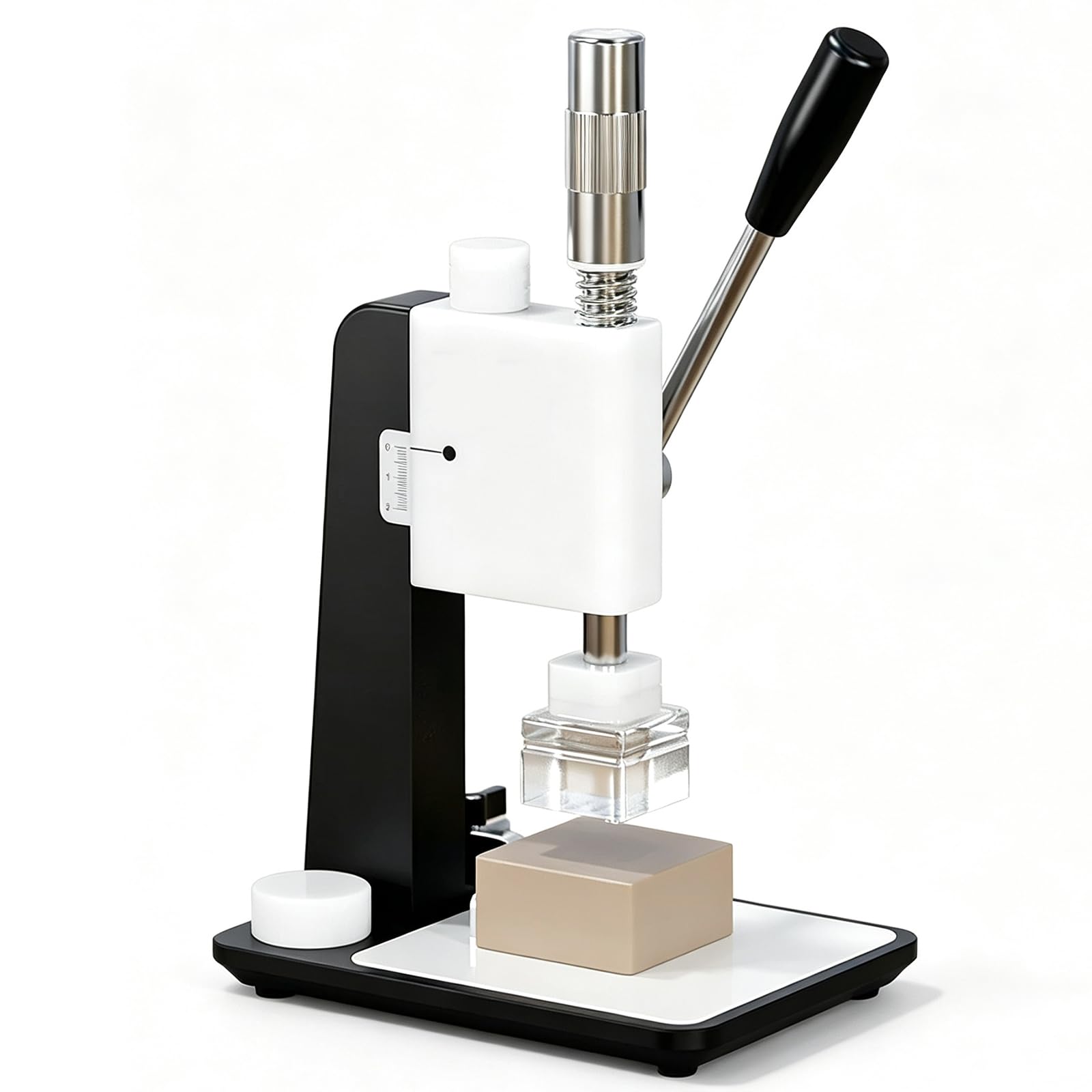 Pressa Manuale Per Timbri Su Sapone, Strumento Fai-da-te Per Imprimere Testo Su Sapone Fatto A Mano, Con Porta Timbro A Cambio Rapido, Profondità Regolabile, Per Progetti Di Ceramica