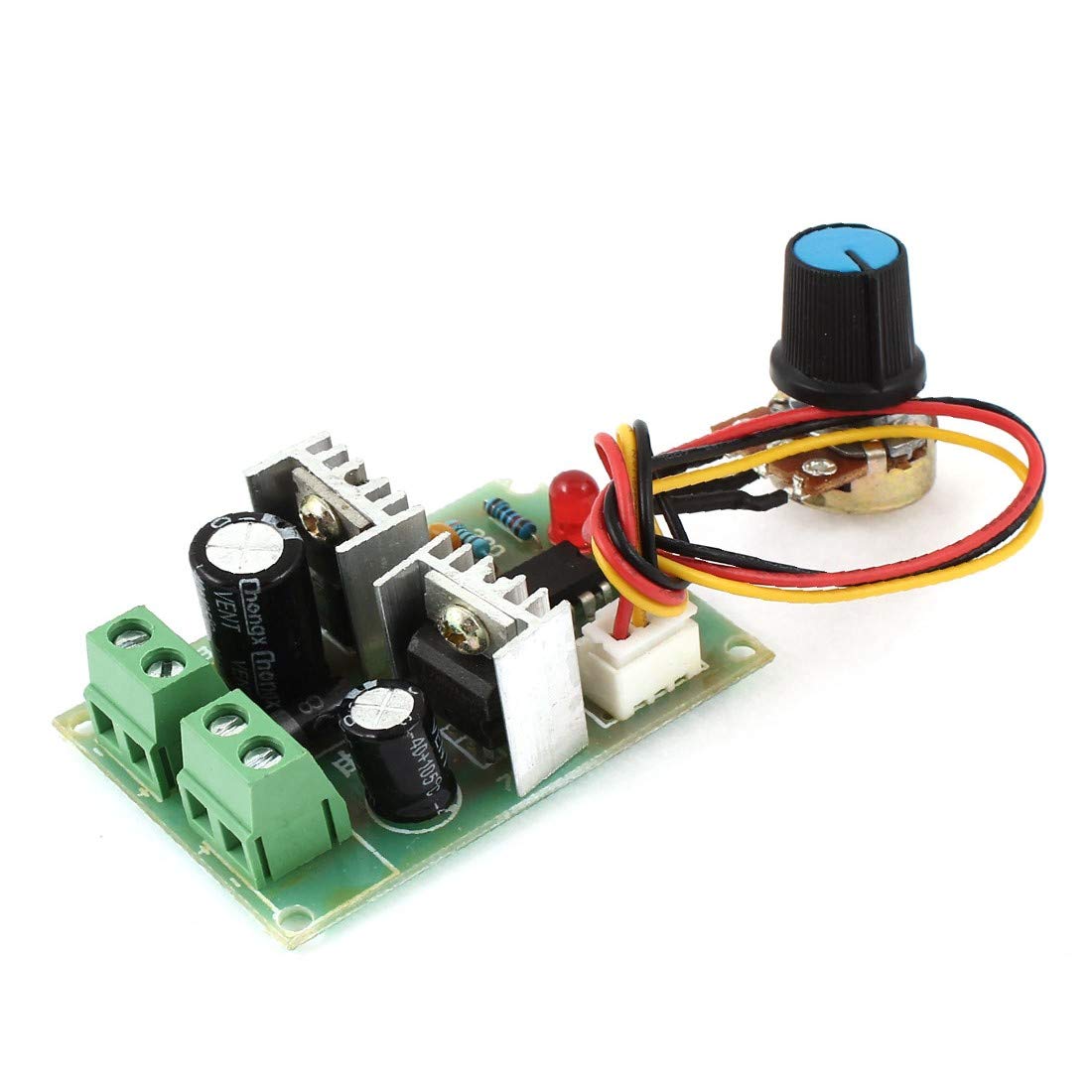 Interruptor de control velocidad PWM 12V-36V para regular motores DC con eficacia