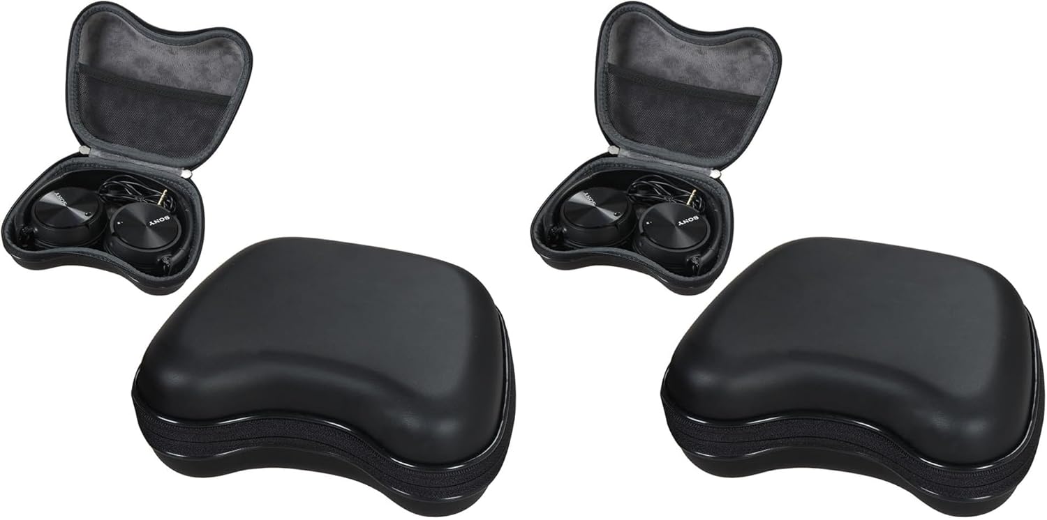 Hermitshell Hard Travel Case for Sony MDRZX110NC /Sony MDR-ZX110/ZX110AP/ZX110NC/ZX310AP & JBL JR 300BT/310BT On-Ear Headphones (Size 2) (Pack of 2)