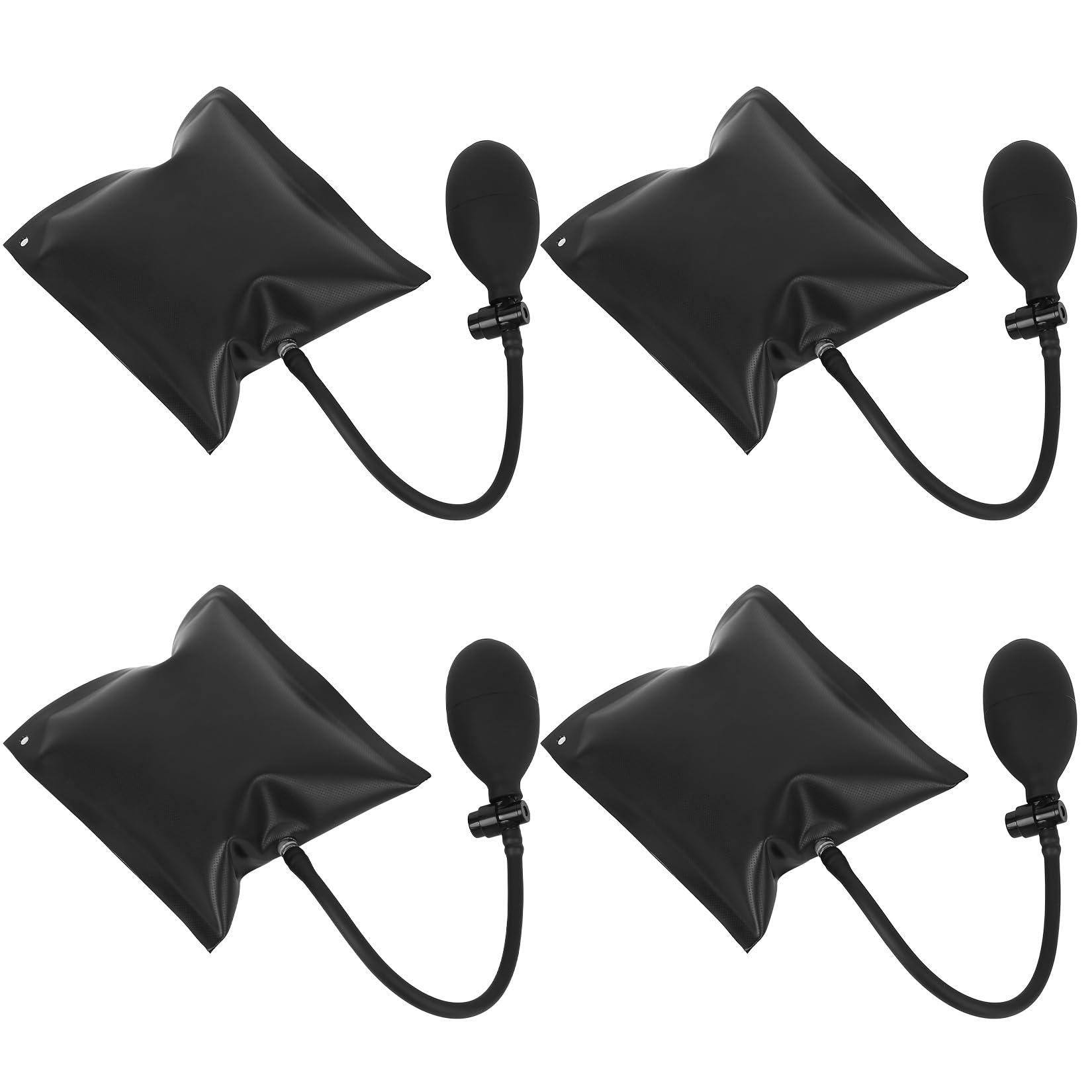 4 Pcs Bomba de Cuña de Aire, Bolsas de Aire inflables para Puertas, Bomba de Bolsa de Aires, Cojinete de Cuñas Inflables para Instalación de Puertas Ventanas Autos, Maxima 200 KGAutomóviles