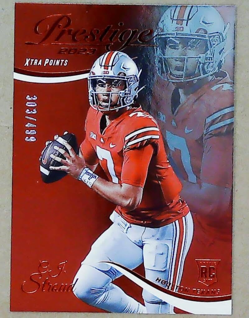 2023 Panini Prestige Xtra Points Red #314 C.J. Stroud RC Rookie /499 Houston Texans NFL Football Trading Card