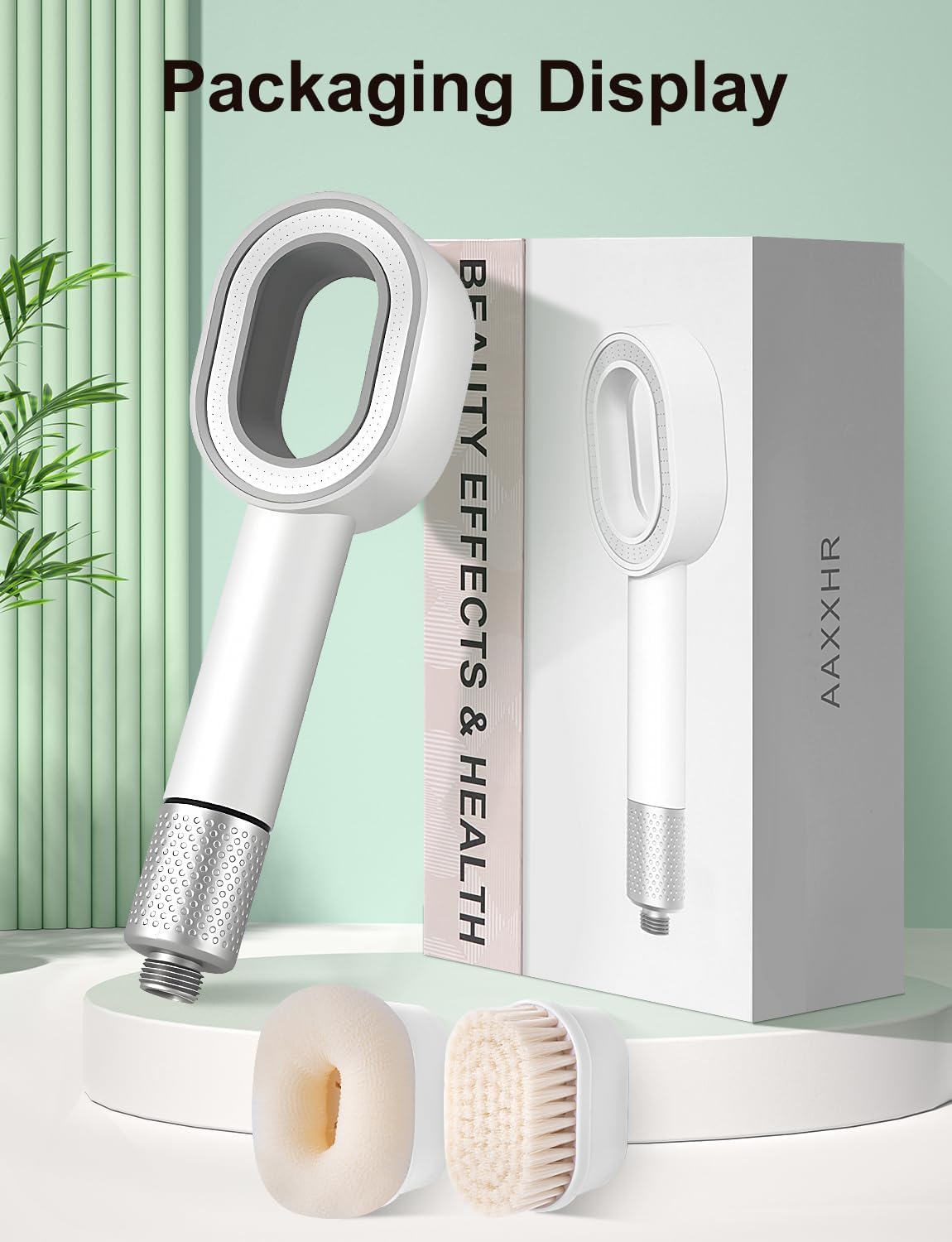 Filtersonic - Alcachofa de ducha 3 en 1, alta presión con filtro, antical, esponja que aumenta la presión para eliminar agua dura y metales pesados