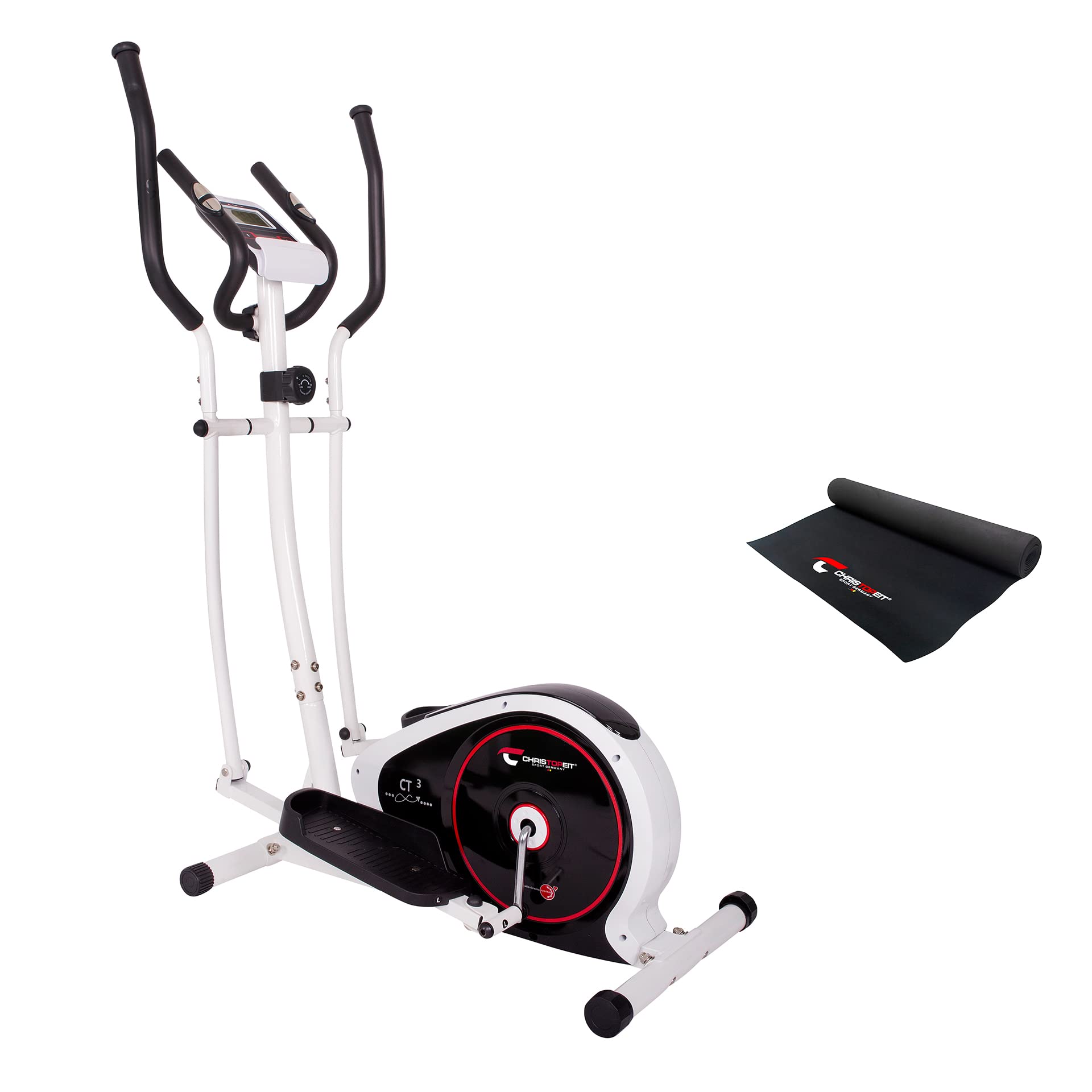Crosstrainer Ellipsentrainer 8-stufiger Widerstand 7kg Magnetbremssystem LCD-Display