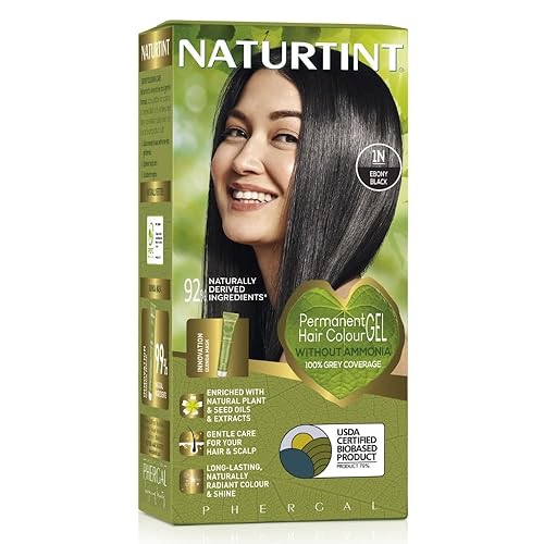 Tinte para el cabello Naturtint color marrón negro
