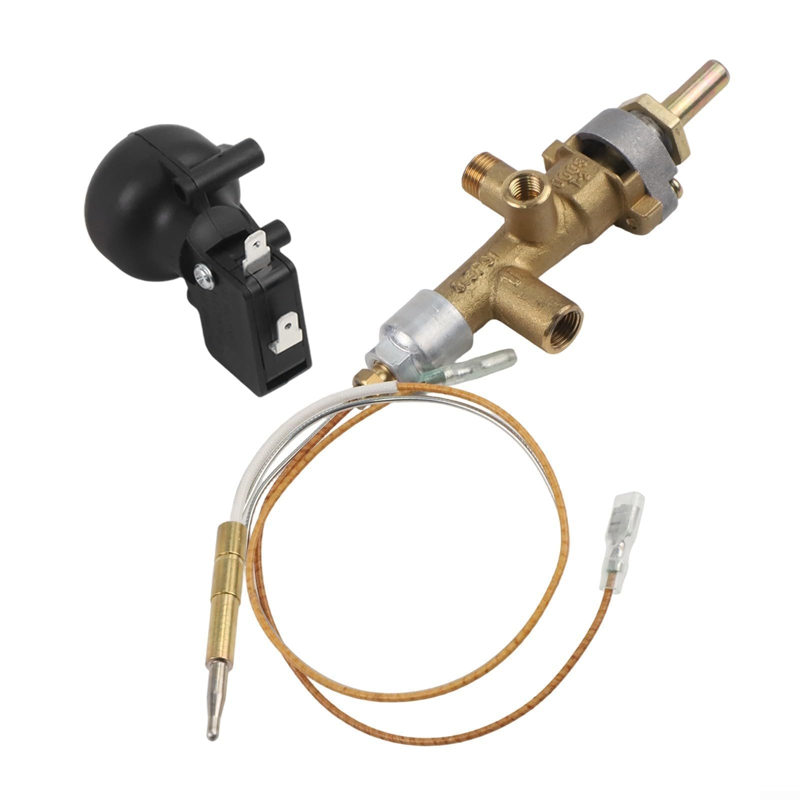 Reparaturset für Gas-Terrassenheizung, Thermoelement und Kipp-Sicherheitsschalter, kompatibel mit Kuppel-Stil, Tischplatte und stehenden Outdoor-Modellen