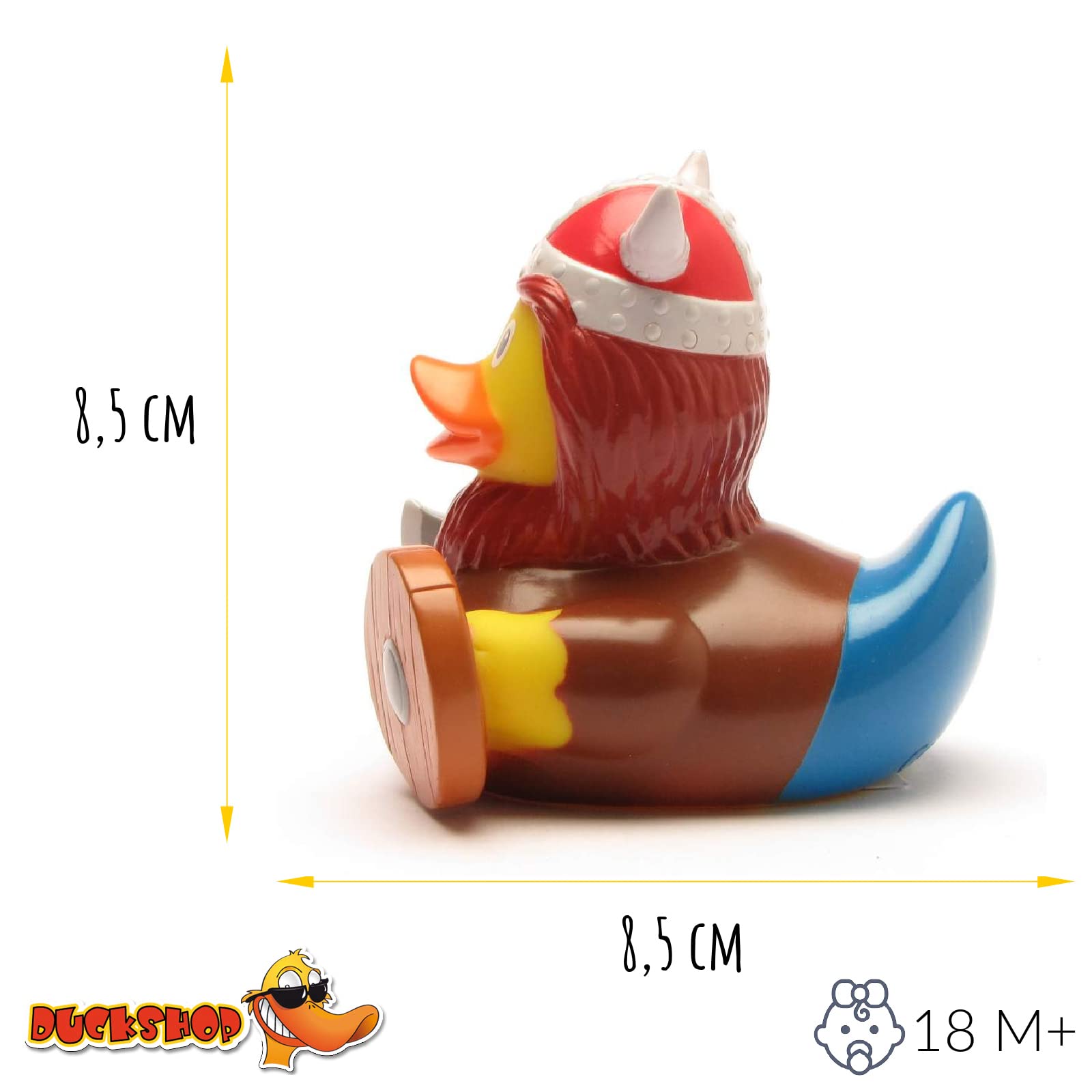 Vicing Rubber Duck | Bathduck | Duckshop | L: 8,5 cm - Image 2