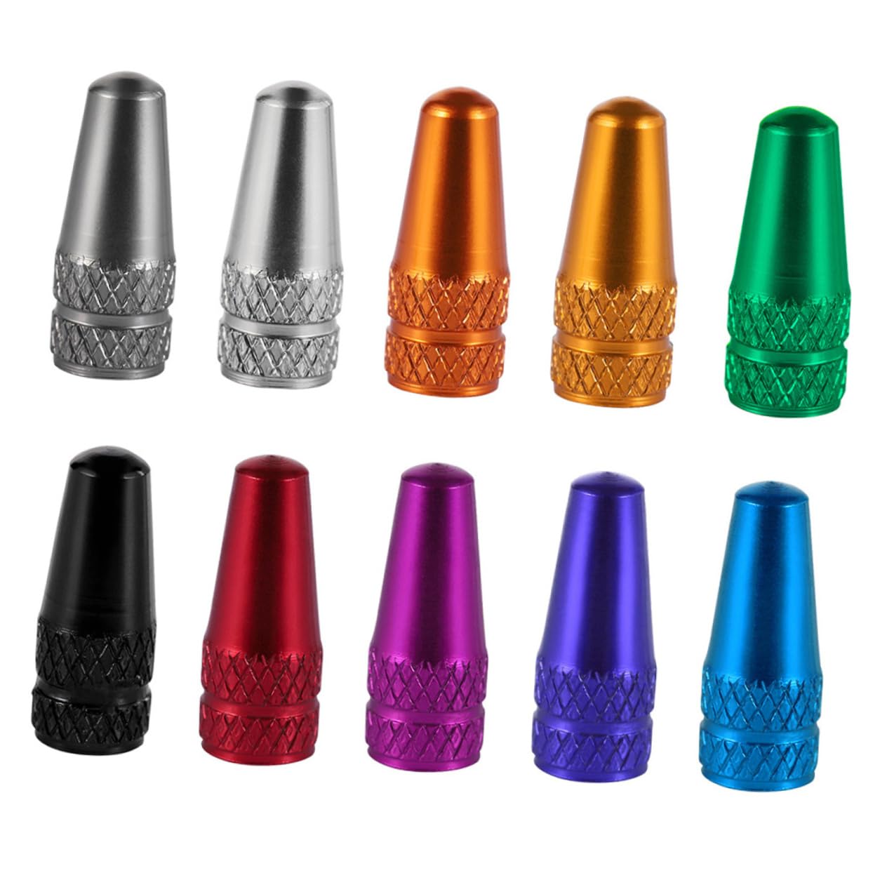 POPETPOP 30pcs Bike Valve Caps Prevent Leakage Dirt Lightweight Easy to Install Decoration for Bike Tires Durable French Style Design Random Color