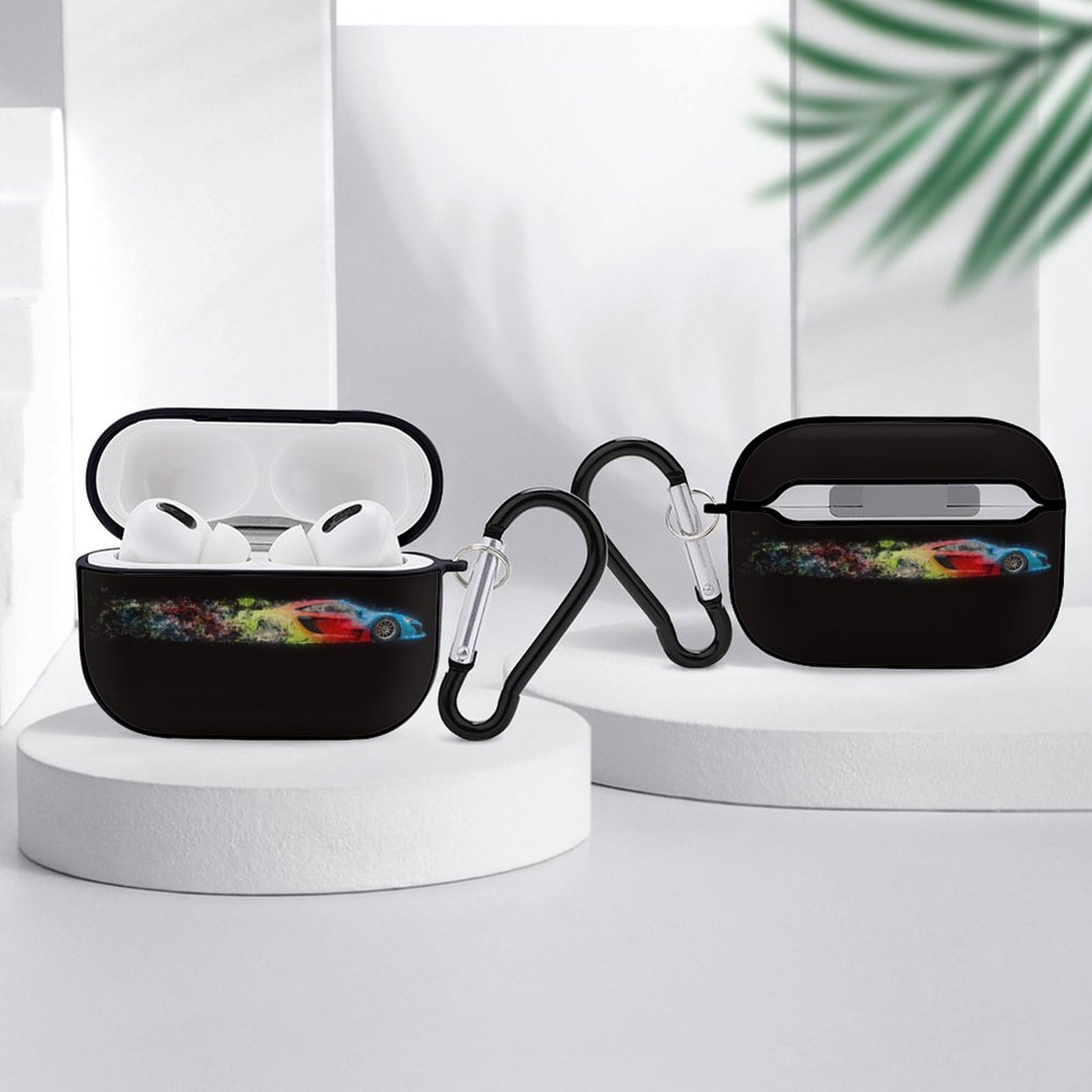 Amazon | 車 黒 ブラック AirPods Pro2 ケース 2022年9月発売