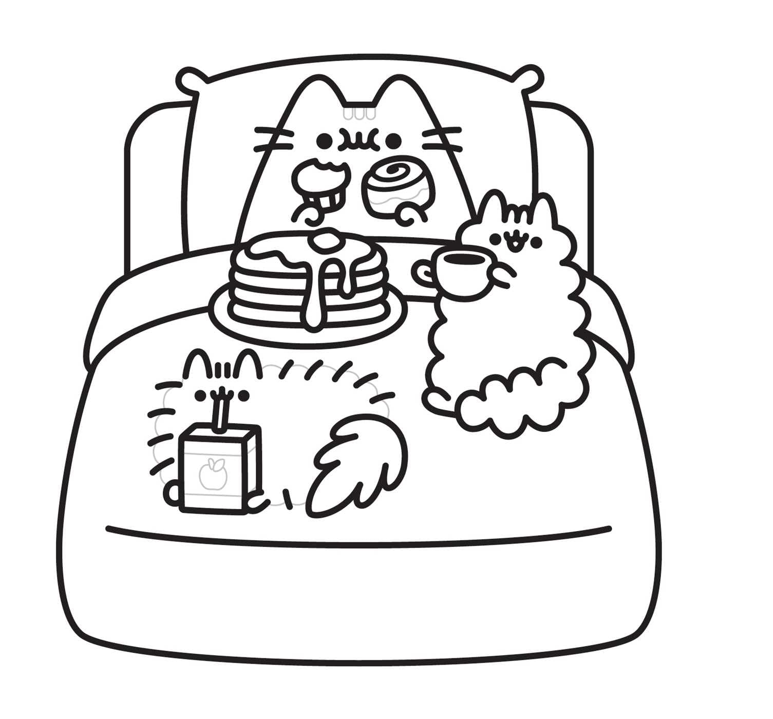 Mini Coloring Cuteness: A Pusheen Coloring & Activity Book