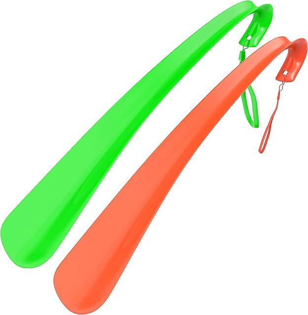 MADYY Shoe Horn Long Handled 43cm - Straight & Ergonomic Long Shoe Horn for Men & Women