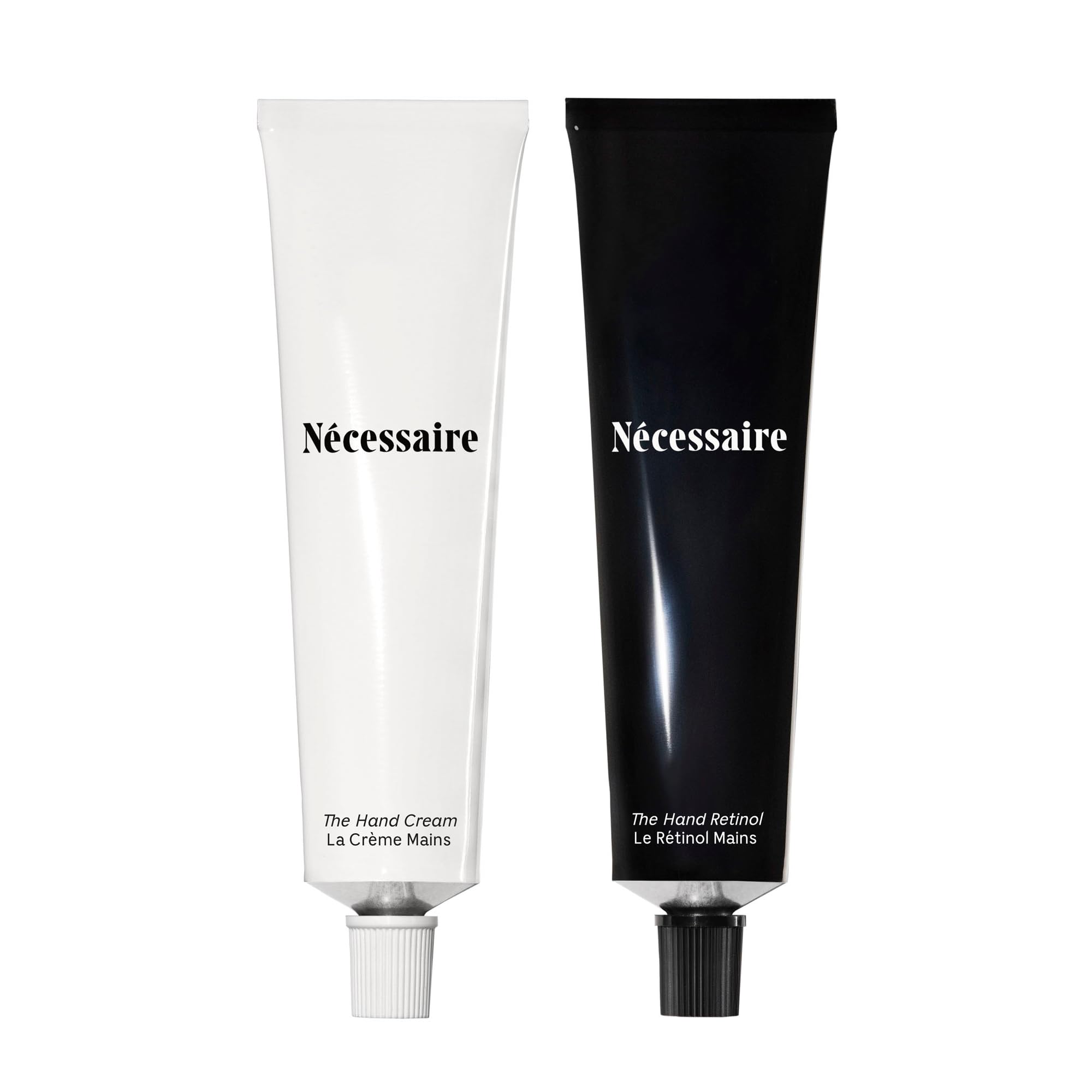 Nécessaire The Hand Duo – The Hand Cream + The Hand Retinol Treatment Gift Set for Dry Hands – Daily Moisture + Nighttime Repair with Ceramides,