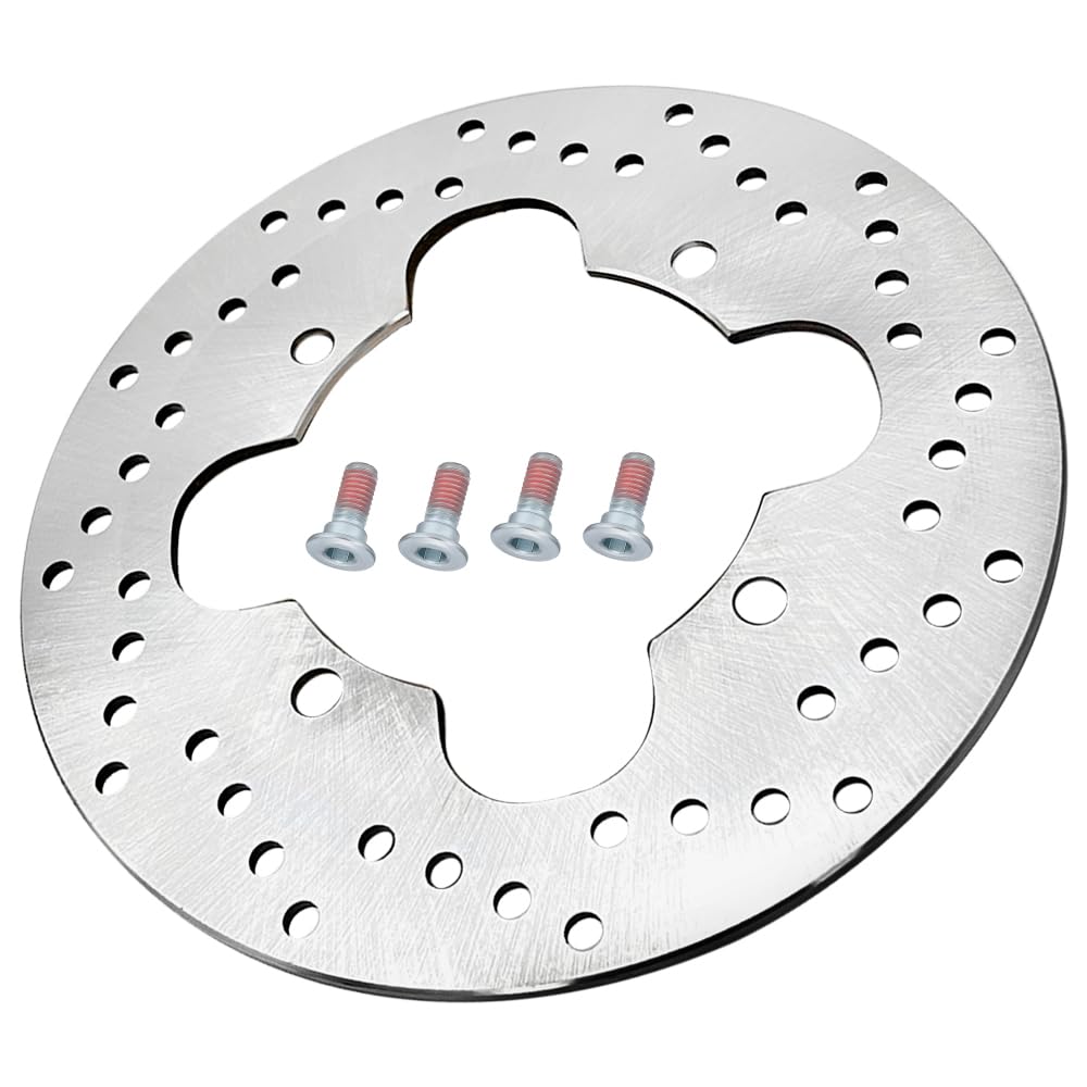 Disco de freno trasero con espárrago compatible con Honda TRX400EX Sportrax 1999-2008 TRX400X 2009 2012-2014 43251-HN1-003 90105-MK5-000