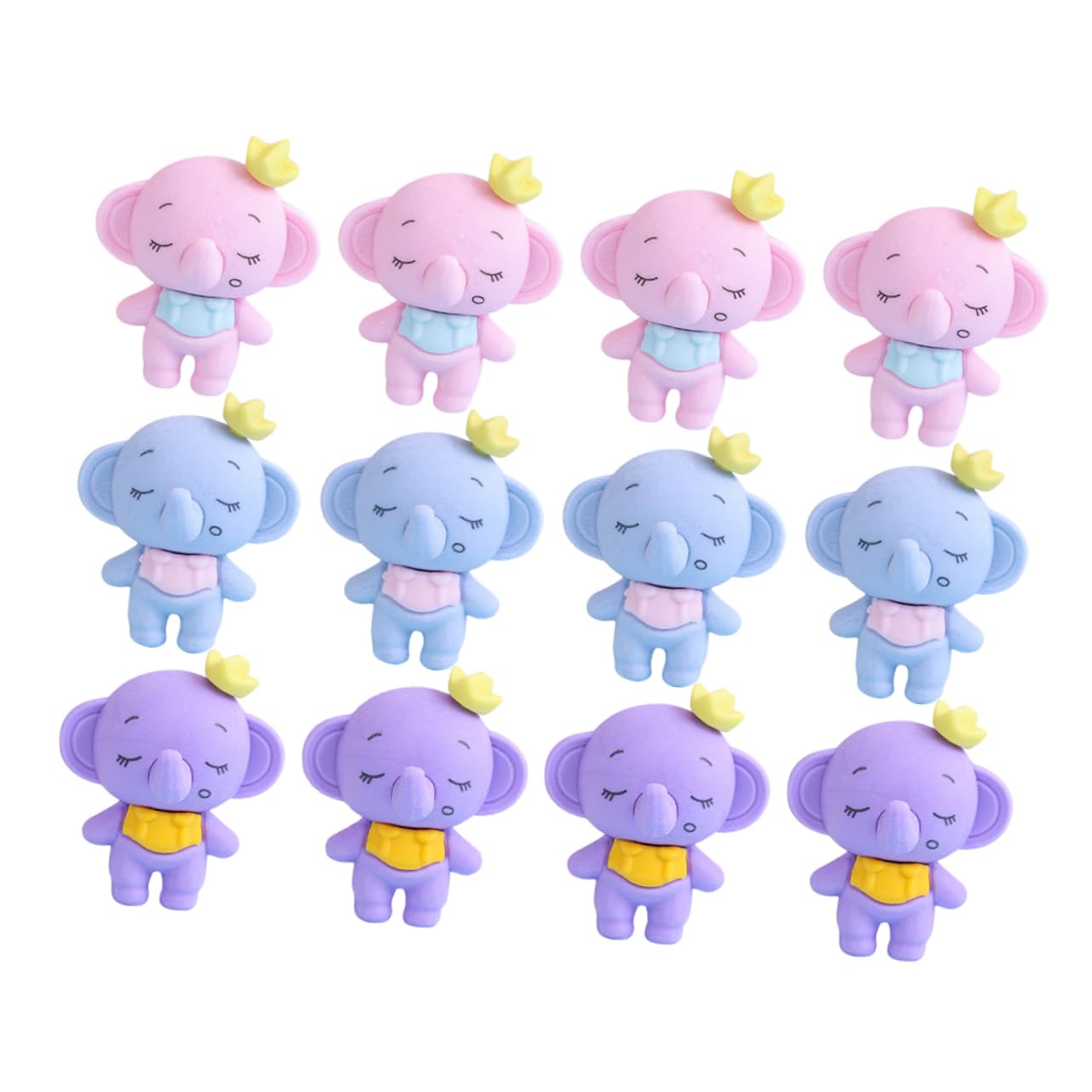 Gomme da Cancellare a Forma di Animale, 36 Pezzi Tpr, per Bambini