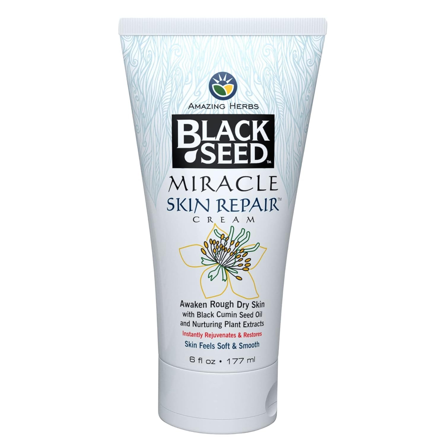 Amazon.com: Amazing Herbs Black Seed Miracle Skin Repair Cream Non