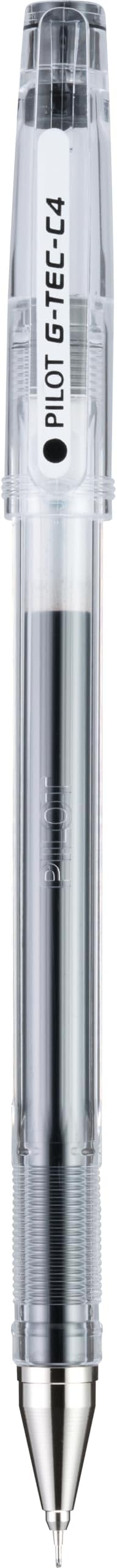G-Tec-C Gel Ink Rolling Ball Pens, Ultra Fine Point (0.4mm), Black Ink, 12-Pack (35491)