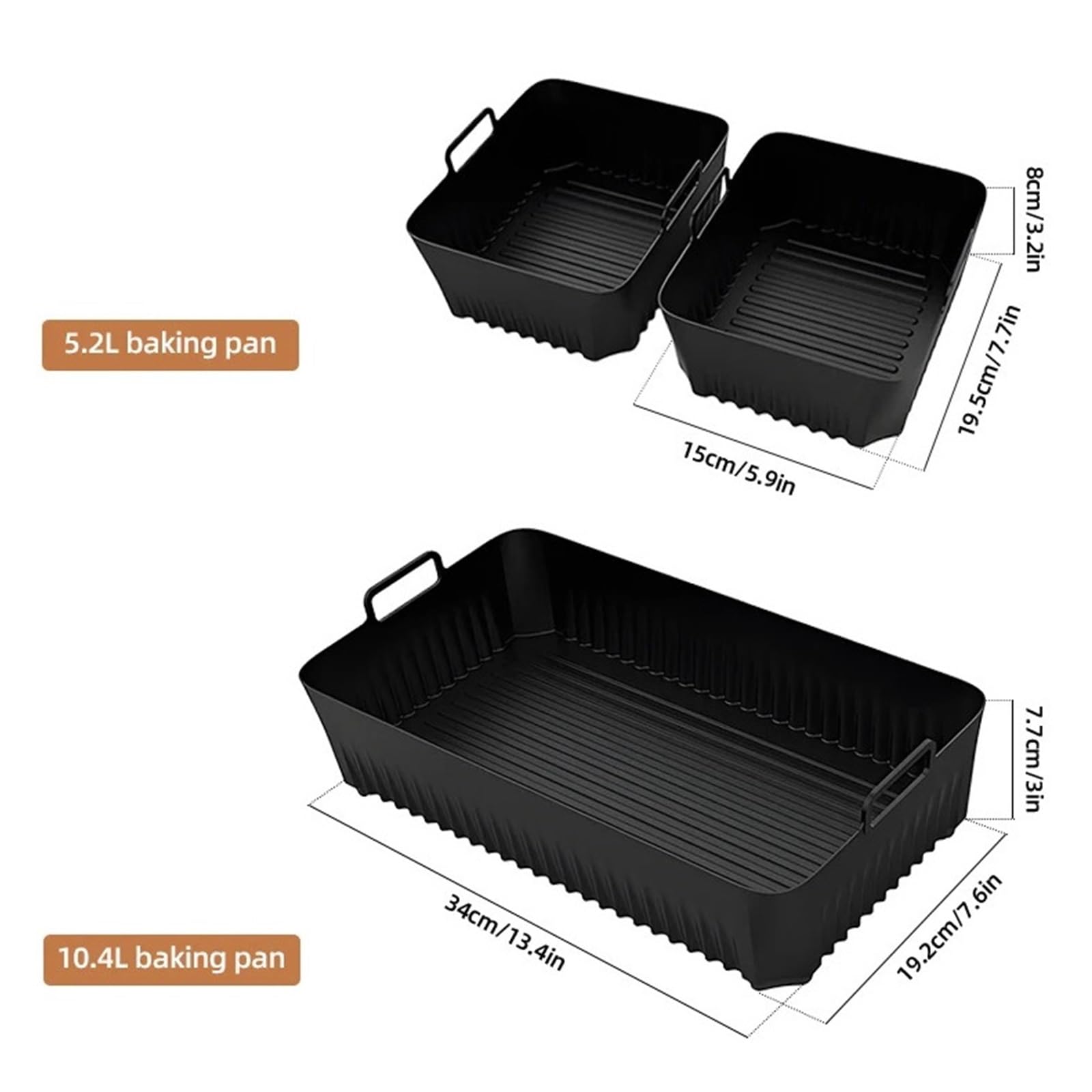 Ersatz-Korb For Luftfritteuse Aus Silikon, Compatible With Ninja