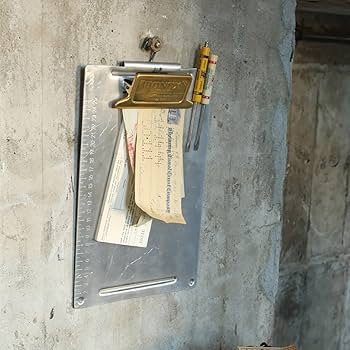 アメリカ　メタルカレンダー　クリップボード　クリップメモホルダー　4点セット アメリカ メタルカレンダー クリップボード クリップメモ