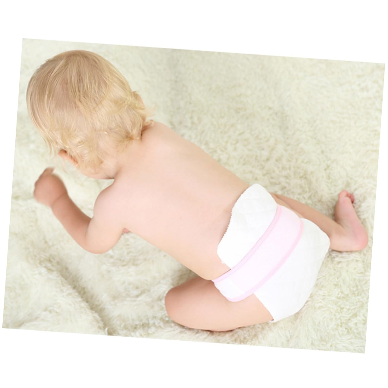 JOINPAYA 10pcs Diapers Products for Diapers Underwear Training Cotton Diapers Cloth Diapers Newborn Diaper Stuff for Newborn Products for Newborns White